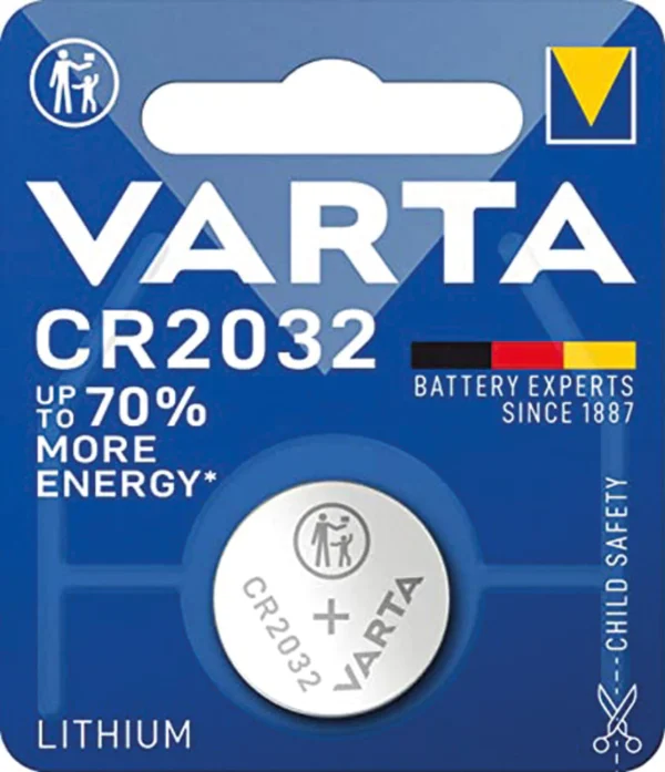 Varta CR2032 patarei – 1 tk (blisterpakendis)