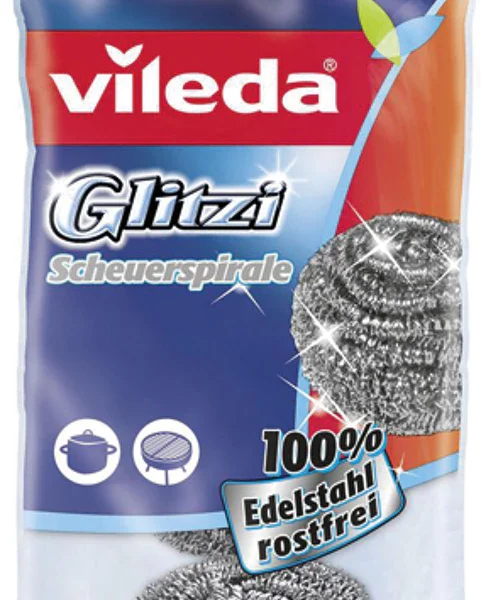 Vileda Glitzi roostevaba terasest puhastuskäsnad, 3 tk