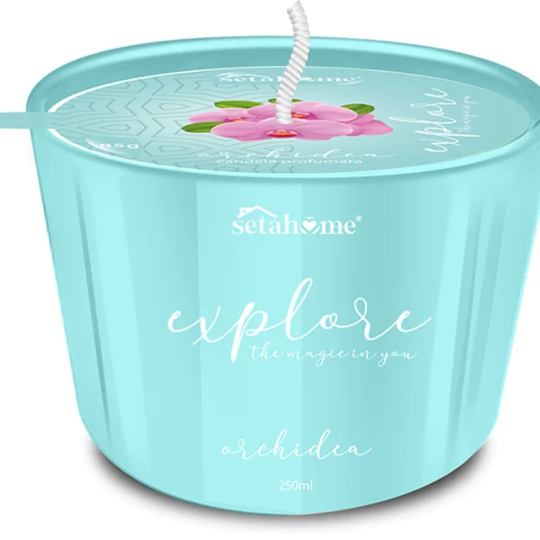 SetaHome lõhnaküünal klaaspurgis 85 g – Orhidee