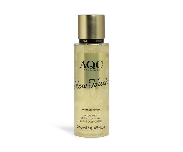AQC Glow Touch kehasprei "Golden Glitter" – kuldse sädelusega 250 ml