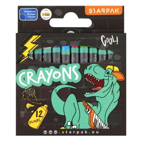 STARKAP Vahakriidid 12 värvi – Skate Dino