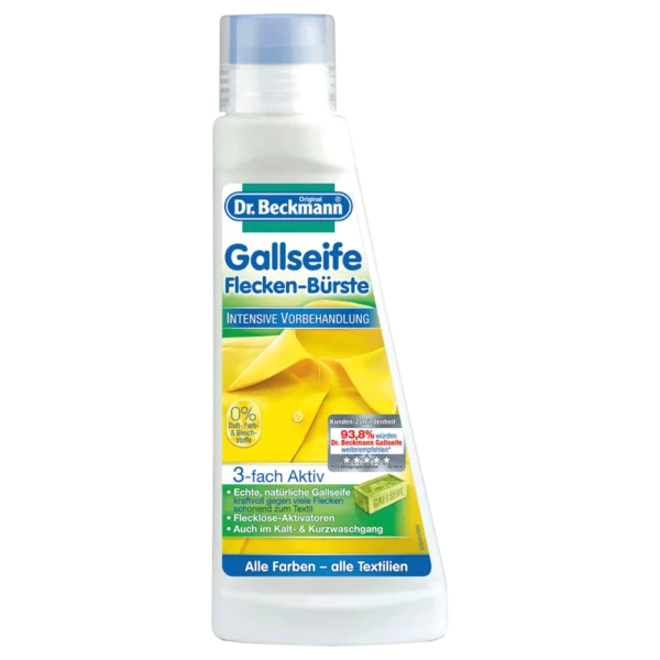 Dr. Beckmann Brush Gall Soap – Sapiseebiga plekieemaldaja harjaga, 250 ml