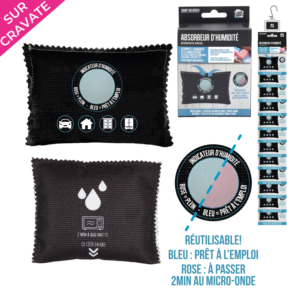 Niiskuseeemaldi indikaatoriga, 130 g – taaskasutatav